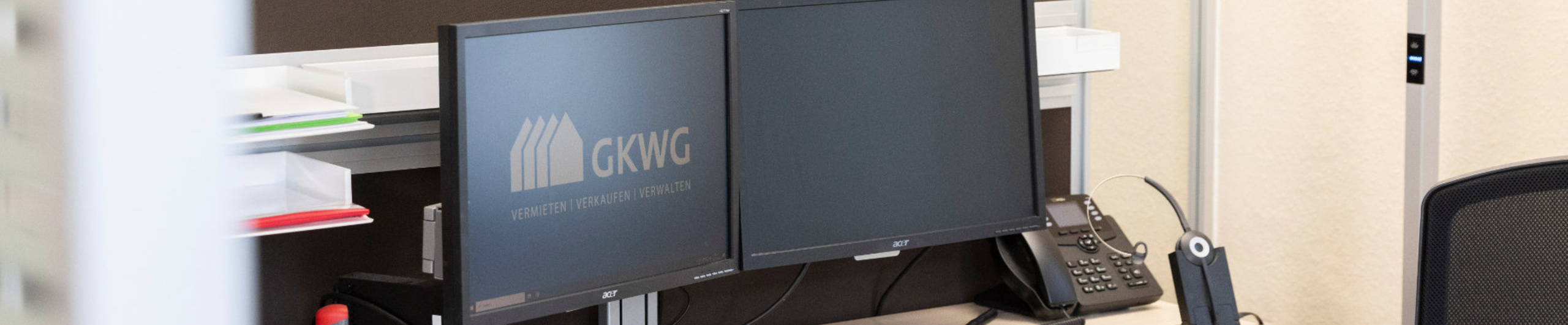 GKWG Lindau (B) Office Schreibtisch in den Büroräumlichkeiten der GKWG Lindau (B)