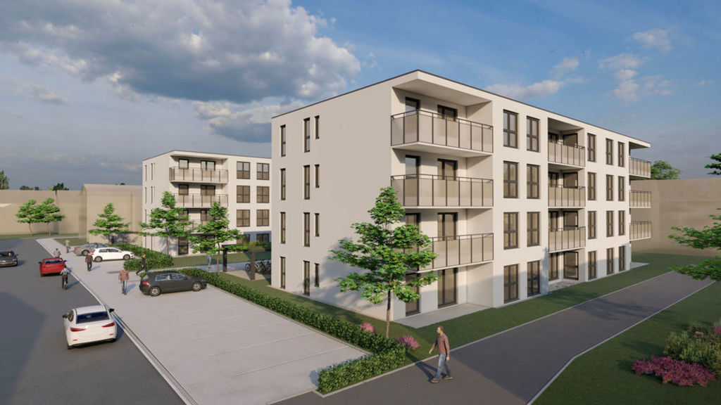GKWG Lindau (B) Josef-Reich-Str. 11-13 Wohnhaus mit Grünanlage und Parkplätzen